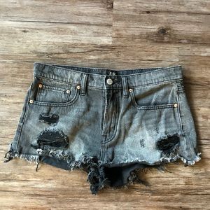 BDG Essential Mid Rise Black Jean Short